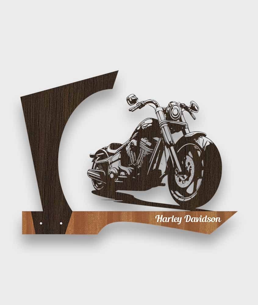 Escultura de Mesa - MOTO HARLEY DAVIDSON